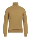 Filippo De Laurentiis Man Turtleneck Mustard Size 40 Cashmere In Yellow