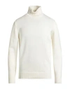 Filippo De Laurentiis Man Turtleneck Off White Size 42 Merino Wool In White