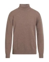 Filippo De Laurentiis Man Turtleneck Sand Size 44 Cashmere In Beige