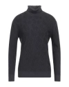 Filippo De Laurentiis Man Turtleneck Steel Grey Size 44 Merino Wool