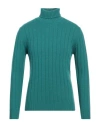 Filippo De Laurentiis Man Turtleneck Turquoise Size 42 Cashmere In Blue