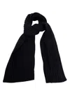 Filippo De Laurentiis Merinos Extrafine Scarf Accessories In Black