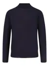 Filippo De Laurentiis Merino Wool Turtleneck Sweater In Black
