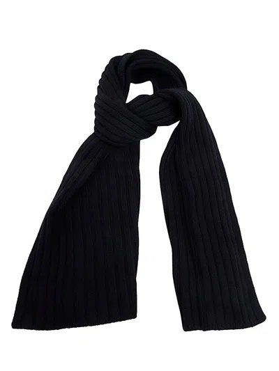 Filippo De Laurentiis Merinos Extrafine Scarf Accessories In Black