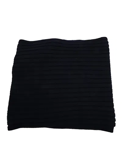 Filippo De Laurentiis Merinos Extrafine Scarf Accessories In Black