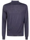Filippo De Laurentiis Mock Turtle Neck Sweater Clothing In Blue