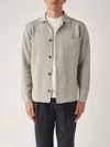 Filippo De Laurentiis Overshirt In Maglia M/l In Crepe Cotton Blazer In Gray