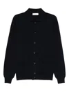Filippo De Laurentiis Pocket Button Cardigan In Black