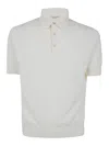 Filippo De Laurentiis Short Sleeves Three Buttons Polo Shirt Clothing In White