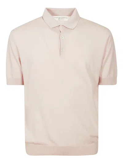Filippo De Laurentiis Polo 3bott Ss In Pink