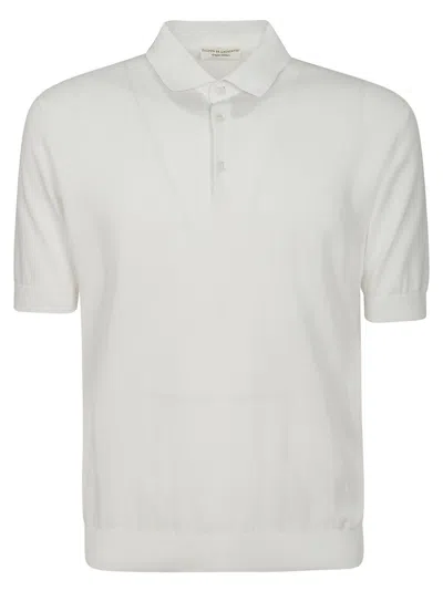 Filippo De Laurentiis Polo 3bott Ss In White Optic