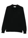Filippo De Laurentiis Polo-collar Sweater In Black