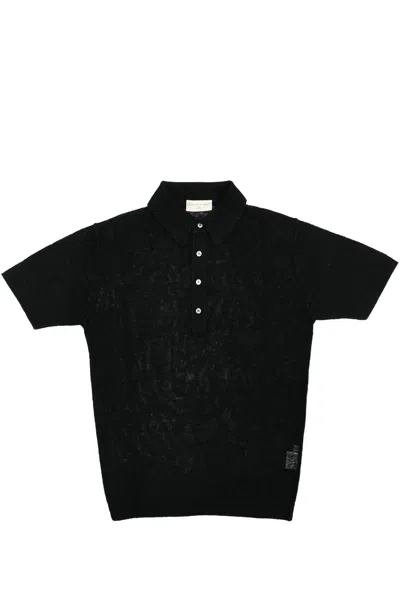 Filippo De Laurentiis Polo Shirt In Black