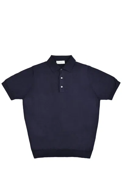 Filippo De Laurentiis Polo Shirt In Blue