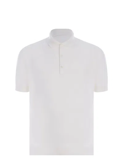 Filippo De Laurentiis Polo Shirt Filippo De Laurentis Made Of Cotton In Bianco