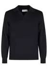 Filippo De Laurentiis Polo Skipper ml Merino In Black