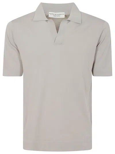 Filippo De Laurentiis Polo Skipper Ss In White