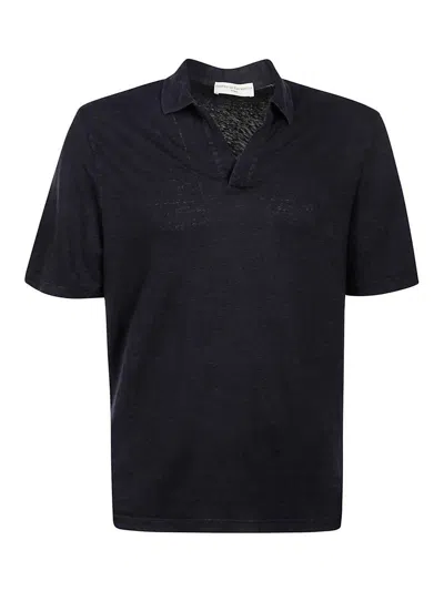 Filippo De Laurentiis Polo Skipper Ss In Indigo
