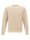Filippo De Laurentiis Ribbed Crew-neck Jumper In Brown