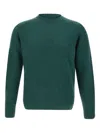 Filippo De Laurentiis Ribbed Crew-neck Sweater In Green