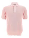 Filippo De Laurentiis Ribbed-knit Polo Shirt
