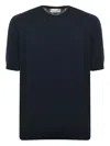 Filippo De Laurentiis Ribbed-knit T-shirt In ブルー