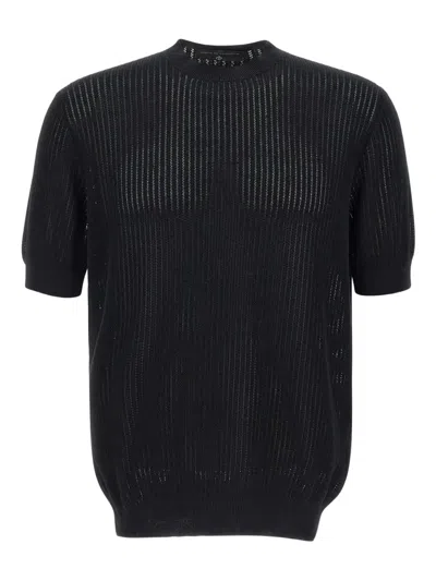 Filippo De Laurentiis Ribbed Short-sleeve T-shirt