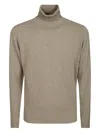 Filippo De Laurentiis Turtleneck Wool Cashmere In Neutral