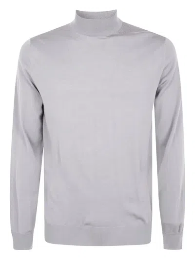 Filippo De Laurentiis Roll-neck Long-sleeve Sweater In Gray
