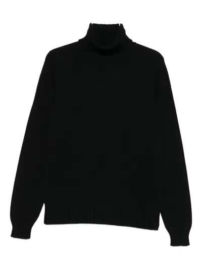 Filippo De Laurentiis Roll-neck Sweater In Black