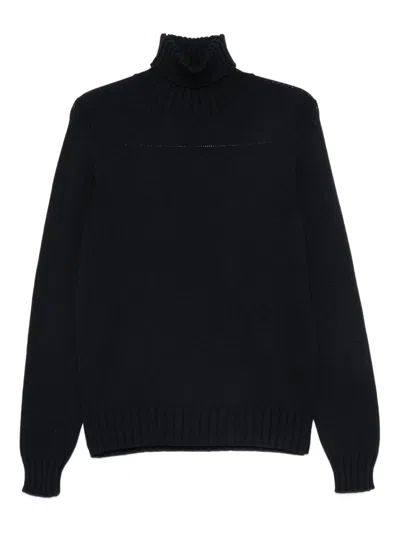 Filippo De Laurentiis Roll-neck Sweater In Black