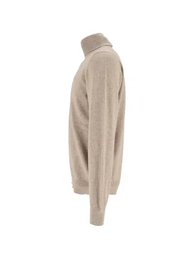 Filippo De Laurentiis Roll-neck Cashmere Sweater In Neutral