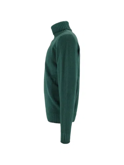 Filippo De Laurentiis Roll-neck Knitted Sweater In Green