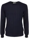 Filippo De Laurentiis Royal Merino Long Sleeves Turtle Neck Ribbed Sweater Clothing