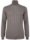 Filippo De Laurentiis Royal Merino Long Sleeves Turtle Neck Sweater In Steel