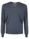 Filippo De Laurentiis Royal Merino Long Sleeves V Neck Sweater