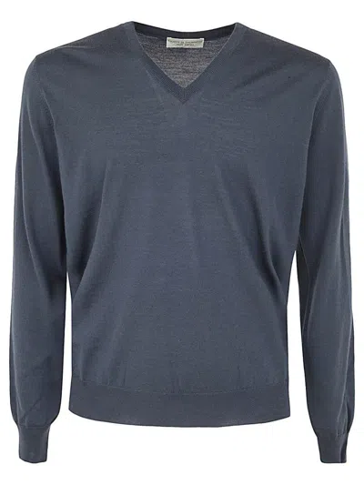 Filippo De Laurentiis Royal Merino Long Sleeves V Neck Sweater