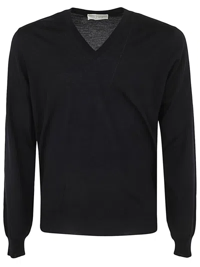 FILIPPO DE LAURENTIIS FILIPPO DE LAURENTIIS ROYAL MERINO LONG SLEEVES V NECK SWEATER