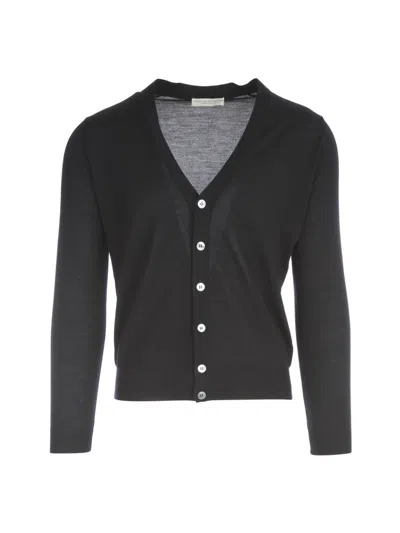 FILIPPO DE LAURENTIIS FILIPPO DE LAURENTIIS ROYAL MERINO L/S CARDIGAN W/BUTTONS