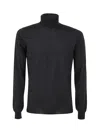 Filippo De Laurentiis Royal Merino Turtle Neck Pullover In Gray