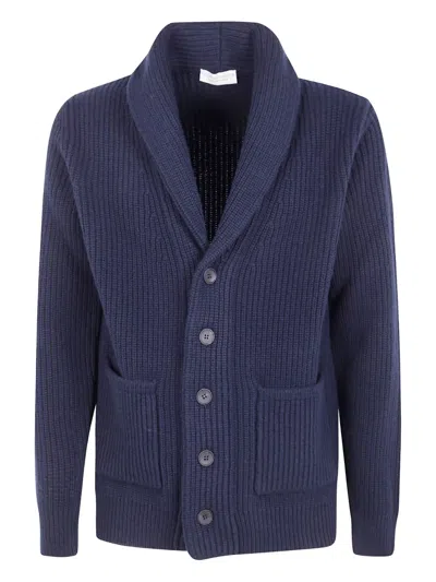 FILIPPO DE LAURENTIIS SHAWL-COLLAR CARDIGAN