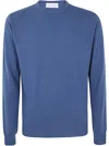 Filippo De Laurentiis Long Sleeves Round Neck Clothing In Blue