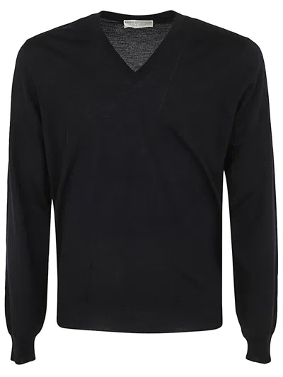 Filippo De Laurentiis Royal Merino Long Sleeves High Neck Sweater Clothing In Black