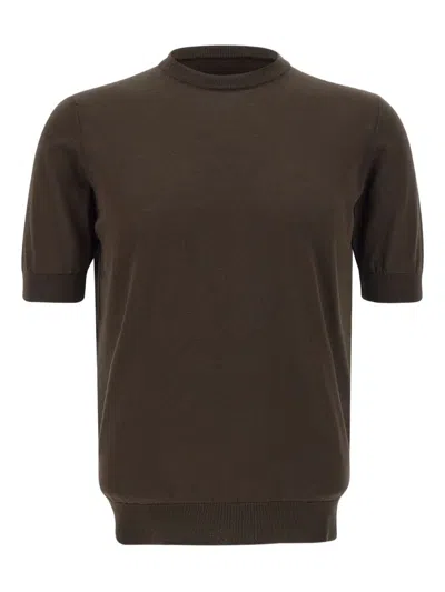 Filippo De Laurentiis Short-sleeve Mock-neck T-shirt