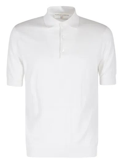 FILIPPO DE LAURENTIIS SHORT-SLEEVE POLO SHIRT