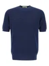 Filippo De Laurentiis Short-sleeve Ribbed-hem Sweater