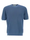 Filippo De Laurentiis Short-sleeve Ribbed-knit Sweater