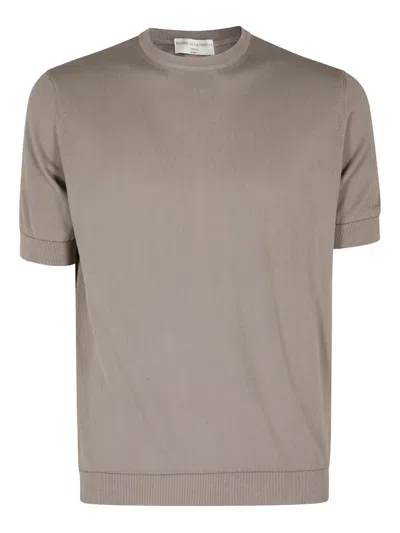 Filippo De Laurentiis Short-sleeve Ribbed-knit Top