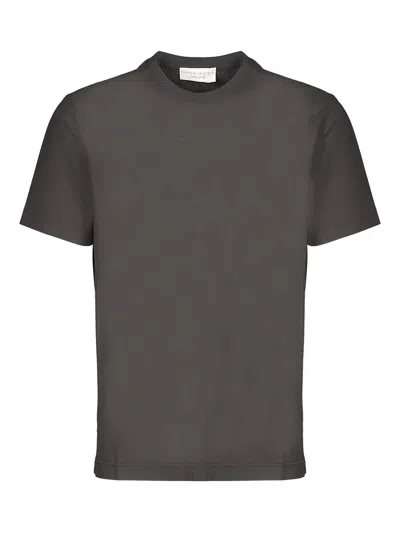 Filippo De Laurentiis Short-sleeved Crew-neck T-shirt In Gray