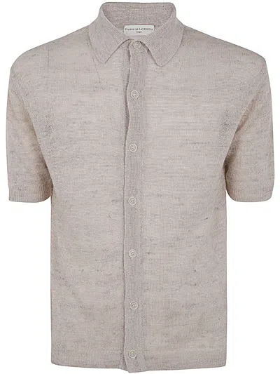 FILIPPO DE LAURENTIIS FILIPPO DE LAURENTIIS SHORT SLEEVES OVERSIZED SHIRT